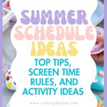 summer schedule ideas pin