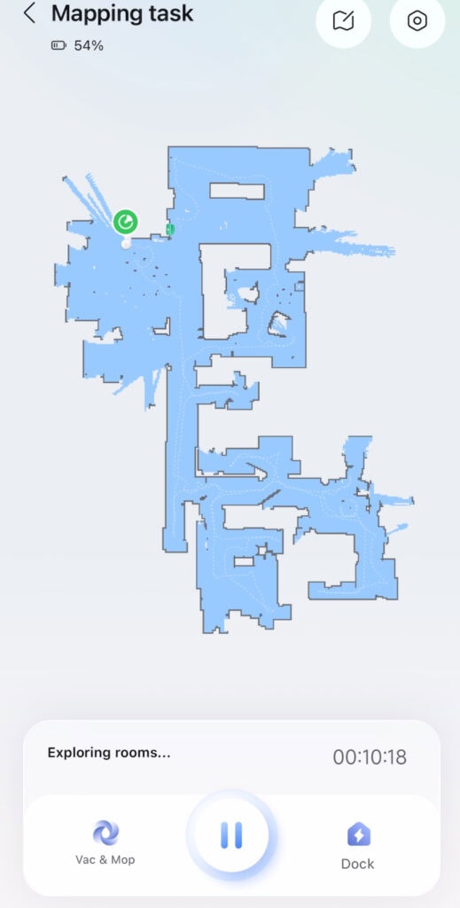 Roborock mapping feature