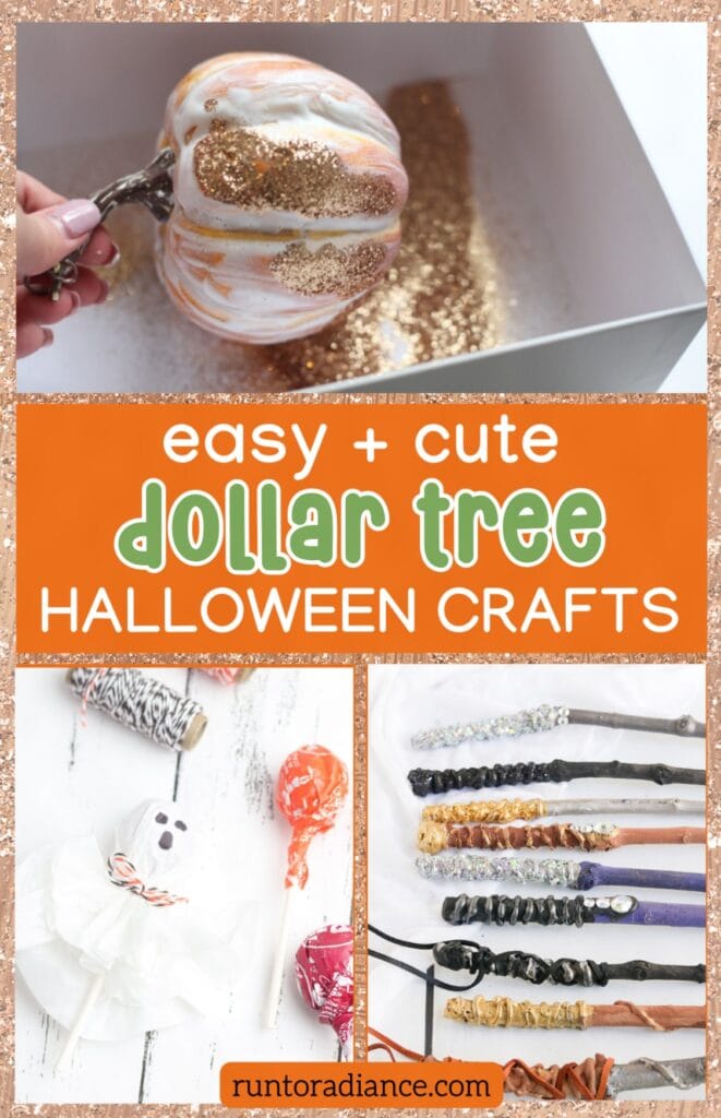 collage of dollar tree ideas
