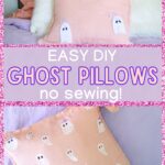 how to make diy ghost pillows