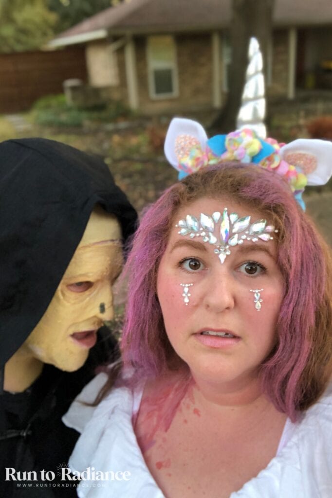 Voldemort and unicorn couples costume