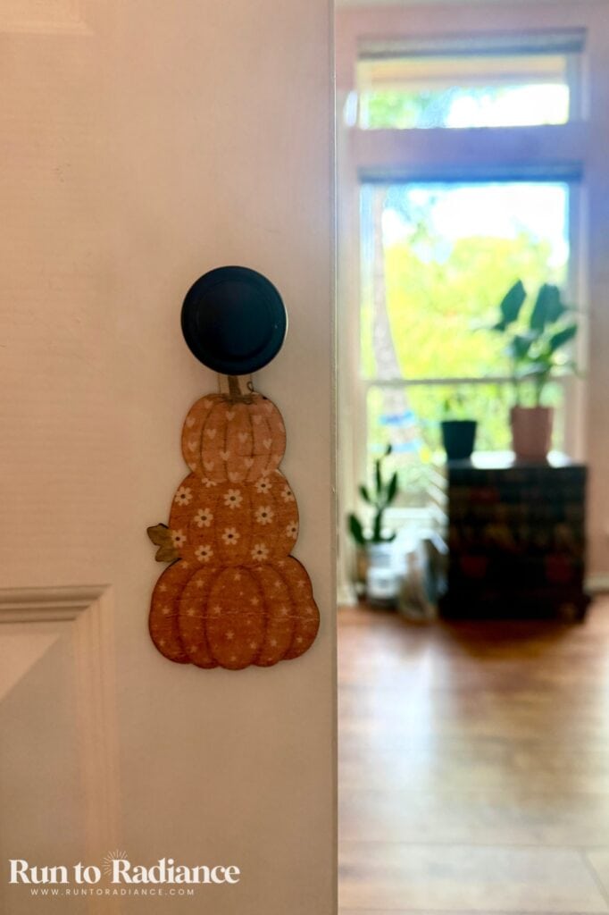 diy pumpkin cabinet pull